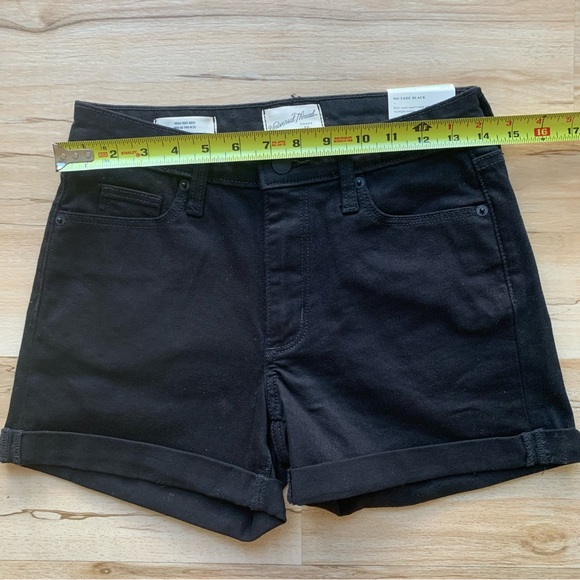 HIGH RISE MIDI SHORT Black Size 2 26 waist/4’’inseam - Picture 8 of 8